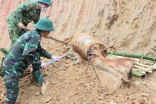 Yên Bái: Hủy nổ quả bom nặng 340 kg được phát hiện ở nền nhà người dân