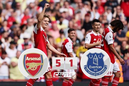 Vùi dập Everton vòng cuối, Arsenal vẫn ngậm ngùi 'uống C2'