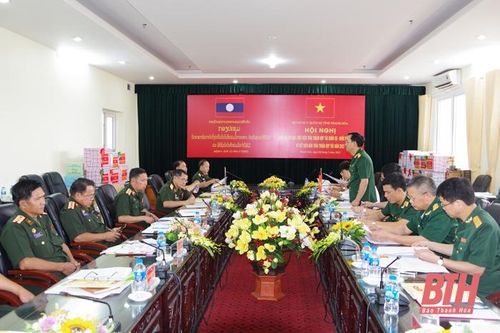 Bộ CHQS tỉnh Thanh Hóa và tỉnh Hủa Phăn ký kết hợp tác thực hiện nhiệm vụ