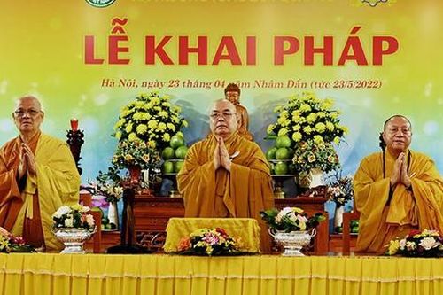 Hà Nội: Khai pháp khóa An cư kiết hạ Phật lịch 2566 tại hạ trường chùa Quán Sứ