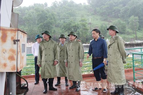 Lãnh đạo tỉnh kiểm tra, chỉ đạo công tác phòng, chống lũ lụt