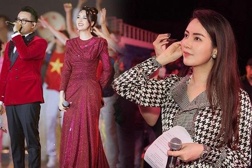 Á hậu Thụy Vân rạng ngời trong lễ bế mạc SEA Games 31