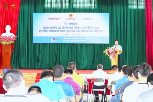 Tập huấn cho đội ngũ cốt cán của ngành giáo dục về phòng chống đuối nước