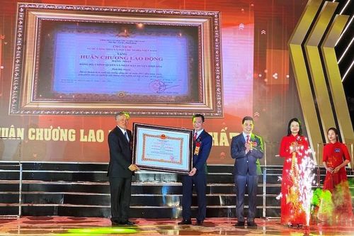 Huyện Hiệp Hòa (Bắc Giang) đón nhận phần thưởng cao quý