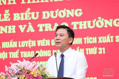 Thành tích mà thể thao Thanh Hóa giành được là biểu hiện sinh động của tinh thần 'Chiến thắng khó khăn, nghịch cảnh - Chiến thắng chính mình'