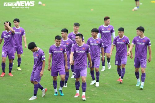 Hùng Dũng, Hoàng Đức và Tiến Linh hội quân cùng đội tuyển Việt Nam