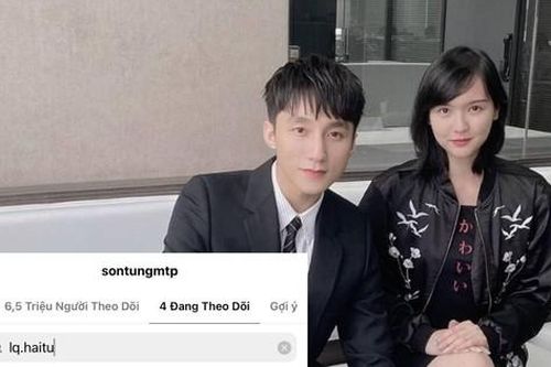 Sơn Tùng M-TP unfollow 'nàng thơ' Hải Tú, xóa hình chụp chung: Thực hư thế nào?
