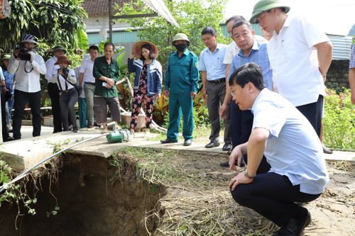 Chủ tịch Nghệ An: Làm rõ trách nhiệm các cấp, các ngành trong vụ sụt lún, hố tử thần