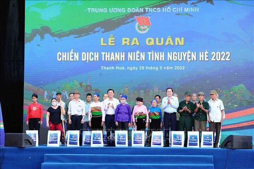 Ra quân Chiến dịch Thanh niên tình nguyện Hè năm 2022