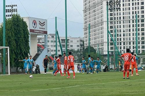 Hòa đội Trẻ SHB Đà Nẵng, Hải Nam Vĩnh Yên - Vĩnh Phúc vươn lên vị trí nhất bảng A
