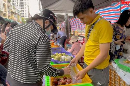 TP.HCM: Hàng tấn trái cây bán sạch trong hai ngày ở bến Bình Đông