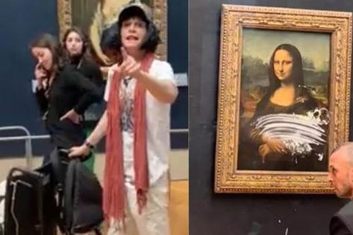 'Thợ làm bánh kỳ quái' tại Pháp: Trang trí bánh kem lên kiệt tác Mona Lisa khiến mọi người thót tim