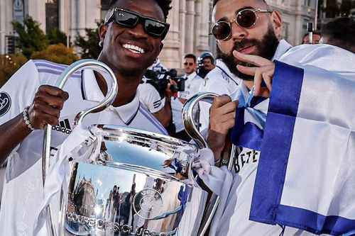 Benzema và Vinicius xuất sắc nhất Champions League