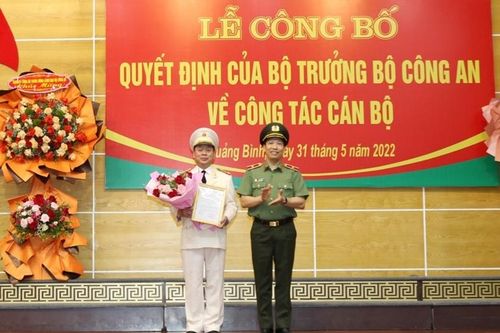 Quảng Bình có tân Giám đốc Công an tỉnh