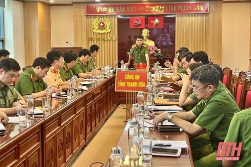 Công an Thanh Hóa mở đợt cao điểm tấn công, trấn áp tội phạm ma túy và tội phạm trộm cắp tài sản