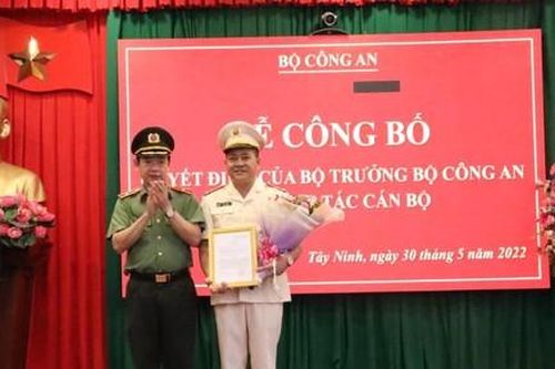 Thượng tá Nguyễn Quốc Toàn giữ chức Phó Giám đốc Công an Tây Ninh
