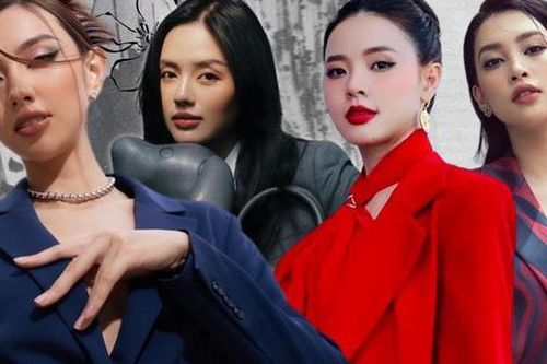 Mỹ nhân Việt diện vest: Hoa hậu Thùy Tiên quyền lực, Midu chuộng style thanh lịch