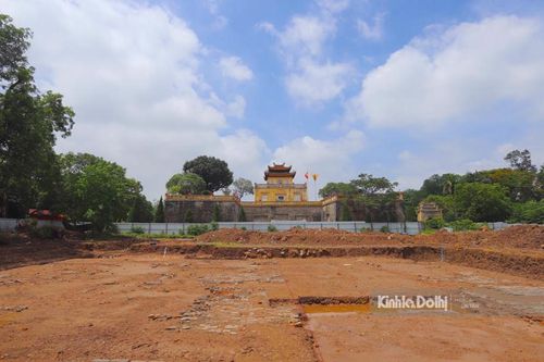 Phát hiện những dấu tích mới của sân Đan Trì và trục Ngự đạo