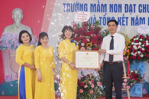 Trường Mầm non ngoại thành Hà Nội đạt chuẩn Quốc gia mức độ 2