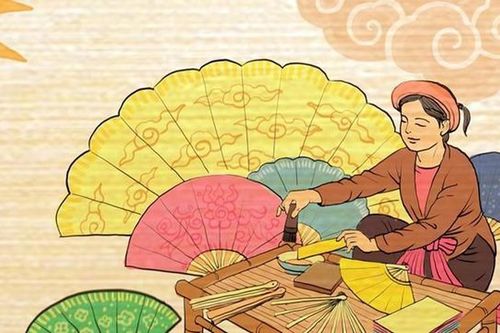 Tìm hiểu về nghề làm quạt nhân dịp Tết Đoan Ngọ tại di tích Hoàng thành Thăng Long