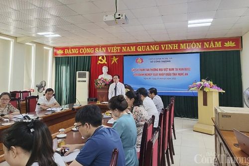 Nghệ An hỗ trợ doanh nghiệp xuất khẩu vào thị trường Hàn Quốc