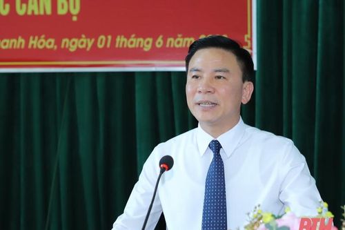 Đồng chí Mai Nhữ Thắng giữ chức Giám đốc Sở Tài nguyên và Môi trường Thanh Hóa