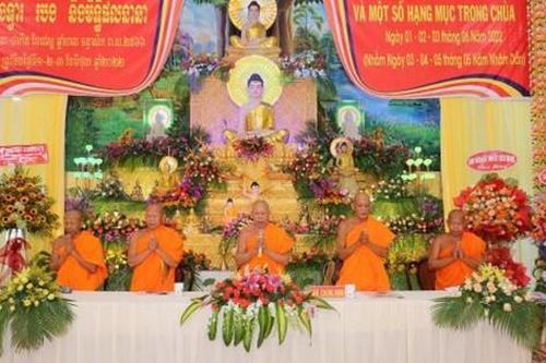 Khánh thành, đưa vào sử dụng chánh điện và các hạng mục chùa Sóc Xoài