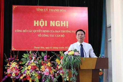 Thanh Hóa điều động, bổ nhiệm nhiều vị trí lãnh đạo chủ chốt