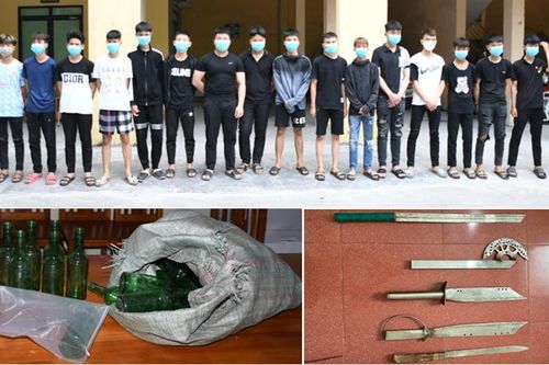 Điều tra nhóm thanh, thiếu niên dùng vũ khí tự chế hành hung người đi đường