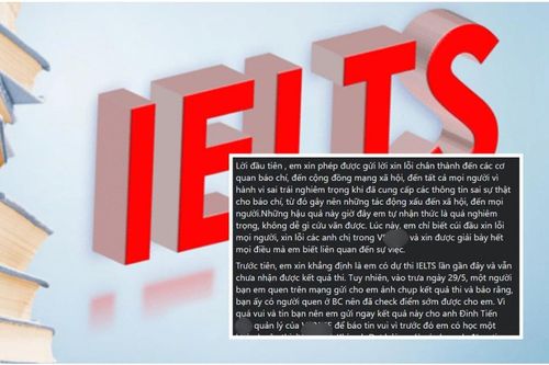Nữ sinh Nghệ An thừa nhận bảng điểm IELTS đạt 9.0 là giả, lên tiếng xin lỗi mong được tha thứ