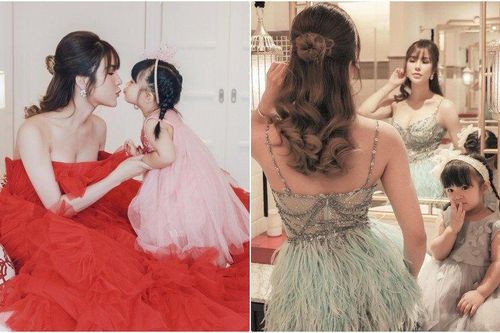 Con gái Diệp Lâm Anh diện croptop đáng yêu, tương lai khoản thời trang không thua kém mẹ