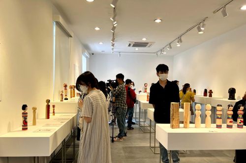 Triển lãm 'Kokeshi – Búp bê gỗ Nhật Bản' tại Hà Nội