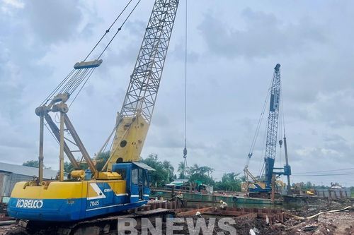 Triển khai nhiều mũi thi công tại tuyến tránh Quốc lộ 1 qua thành phố Cà Mau