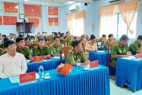 Công an Tịnh Biên triển khai Quyết định 636/QĐ-CAT-PV01 của Giám đốc Công an An Giang