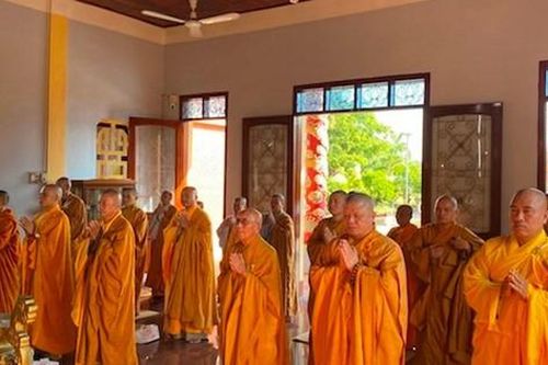Ban Trị sự Phật giáo huyện Phù Mỹ tổ chức khóa huân tu 10 ngày cho chư Tăng