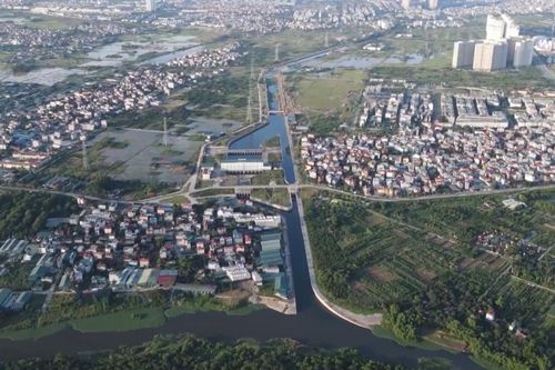 Mục sở thị trạm bơm 'cực khủng' tiêu thoát nước chống úng ngập cho Hà Nội