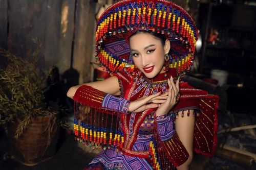 Trang phục dân tộc dự thi Miss Global 2022 của đại diện Việt Nam được khen hết lời