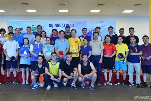 Rộn ràng Giải bóng bàn Vụ Trung Đông-châu Phi mở rộng năm 2022