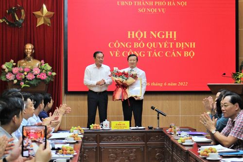 Ông Mai Xuân Trường được bổ nhiệm Phó Giám đốc Sở Nội vụ Hà Nội