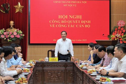 Ông Mai Xuân Trường được bổ nhiệm làm Phó Giám đốc Sở Nội vụ Hà Nội