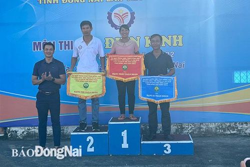 Vĩnh Cửu dẫn đầu Giải vô địch điền kinh Đại hội TDTT tỉnh lần IX