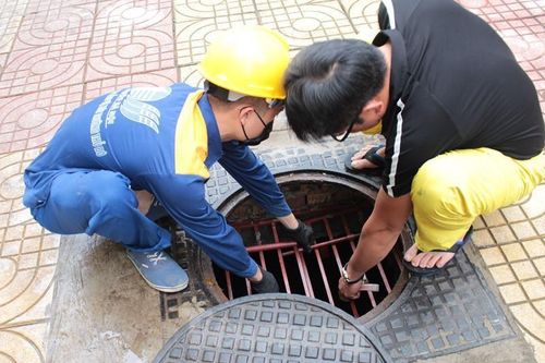 Cận cảnh hầm ngầm chống ngập đầu tiên của Hà Nội
