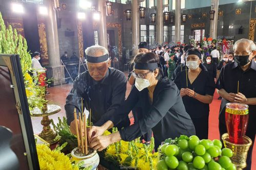 Lễ viếng bà Ngô Thị Huệ - phu nhân cố Tổng Bí thư Nguyễn Văn Linh