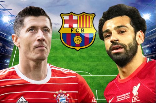 Đội hình Barca sẽ mạnh cỡ nào nếu có thêm Salah và Lewandowski?