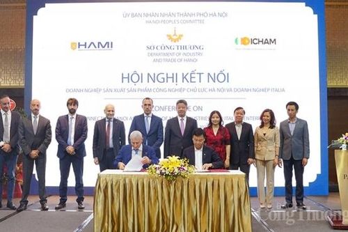 Doanh nghiệp Hà Nội và Italia 'bắt tay' nâng tầm sản phẩm công nghiệp chủ lực