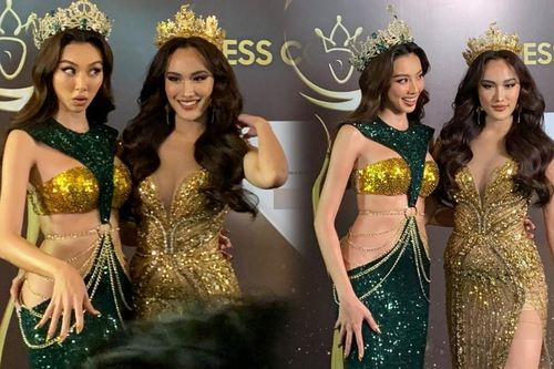 Cam thường 'chào thua' trước biểu cảm Thùy Tiên và nhan sắc dàn hậu tại thảm đỏ