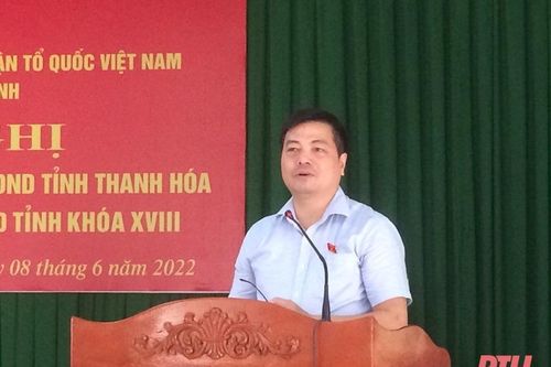 Tổ đại biểu HĐND tỉnh tiếp xúc cử tri huyện Như Thanh
