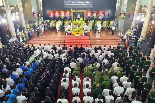 Tổ chức trọng thể lễ truy điệu bà Ngô Thị Huệ - phu nhân cố Tổng Bí thư Nguyễn Văn Linh