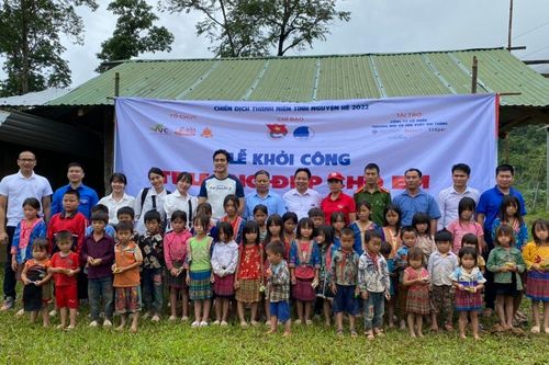 Lai Châu: Khởi công 'Trường đẹp cho em' tại điểm Huổi Só