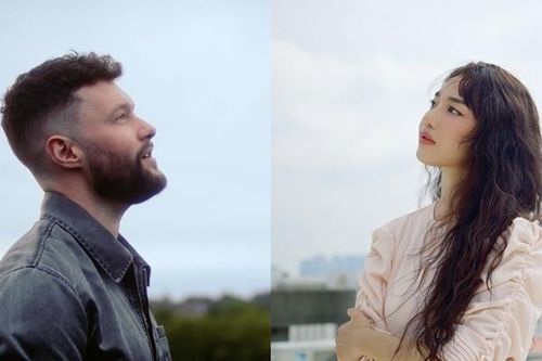 Hoàng Duyên lo lắng nhưng hạnh phúc hát với Calum Scott trong MV Heaven